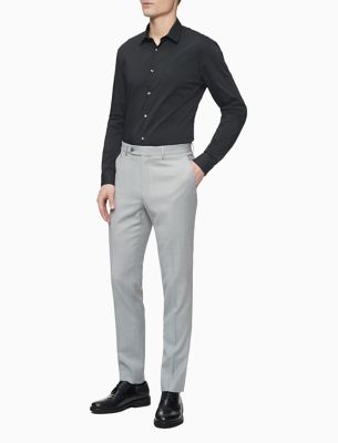 light grey skinny dress pants