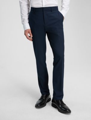 Calvin Klein Jinny Pants Mens 33 x 30 Black Business Dress Stretch Waist  Pockets