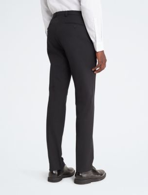 Skinny Fit Suit Pants - Black - Men