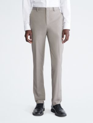 Slim-Fit Taupe Suit Pant