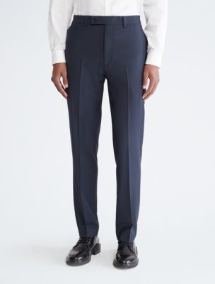 Slim Fit Navy Suit Pants, Navy