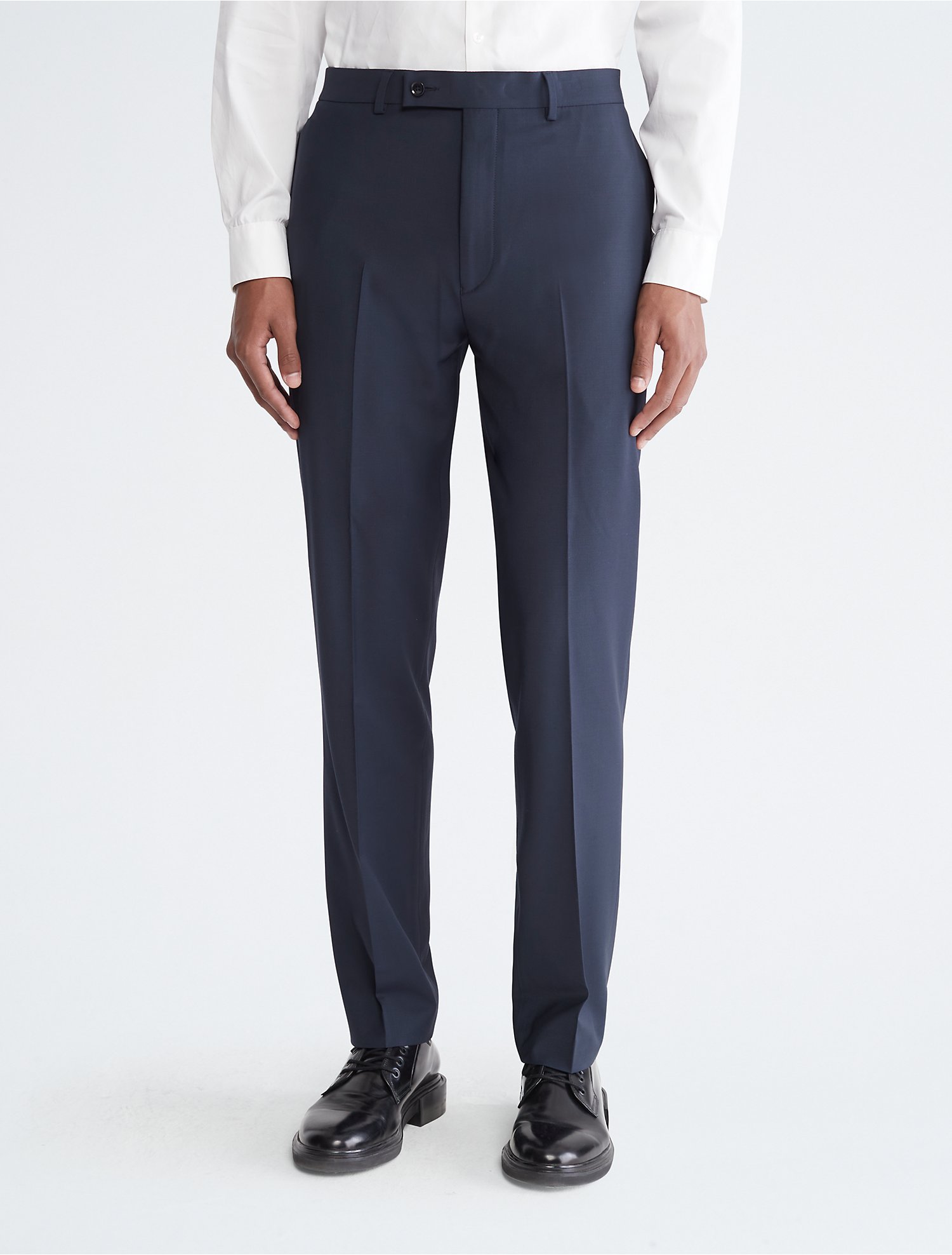 Fit Navy Suit Pants Calvin Klein