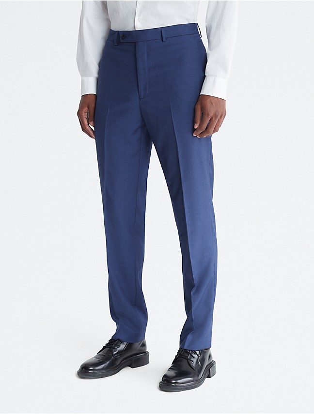 Calvin Klein Men's Skinny Fit Stretch Dress Pant, Black, 2930 at   Men's Clothing store