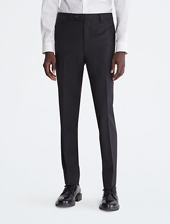 Skinny Fit Black Suit Pants | Calvin Klein