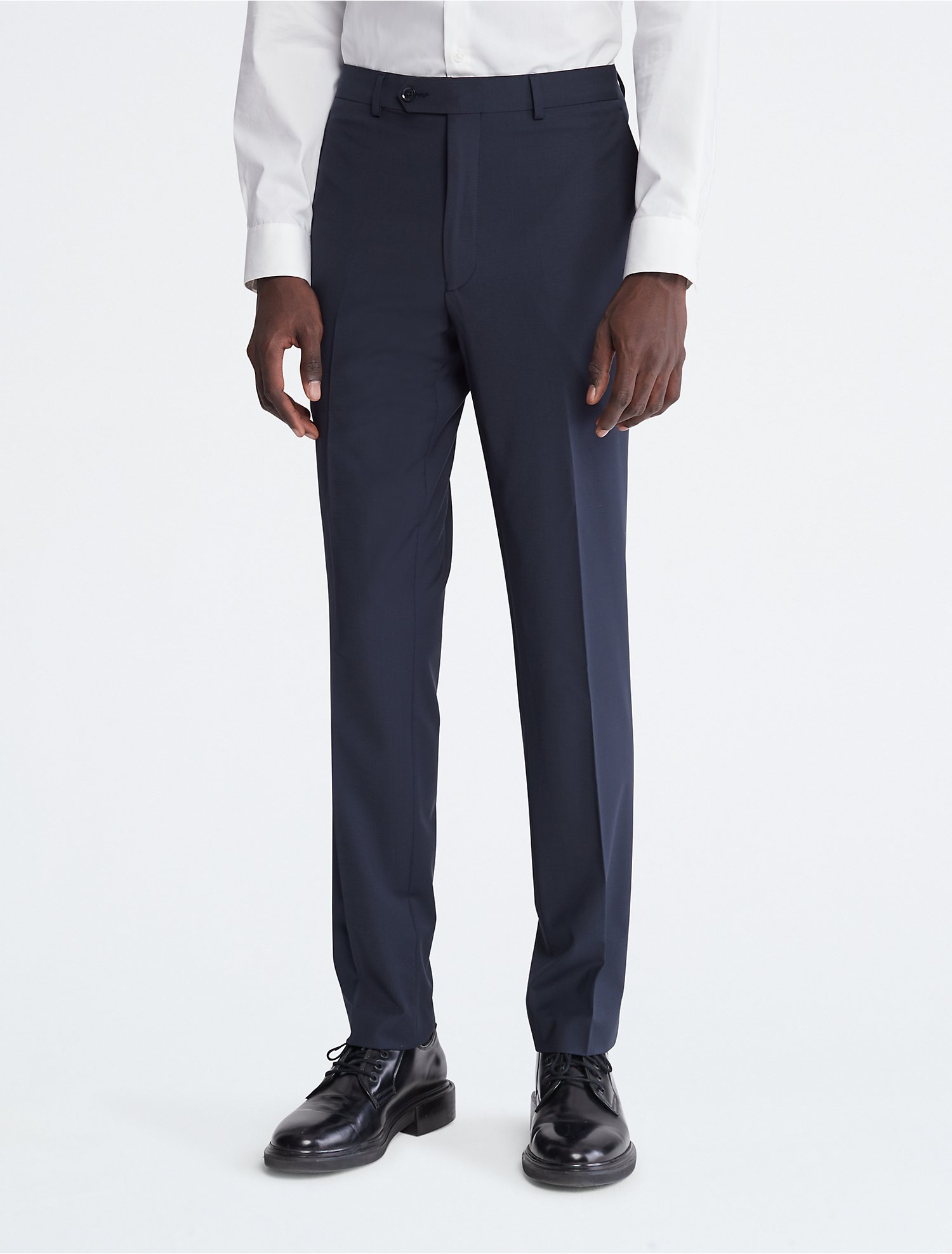 Skinny Fit Navy Suit Pants | Calvin Klein
