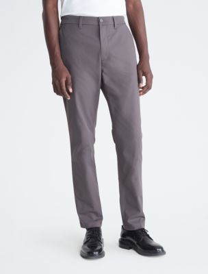 Tech Slim Stretch Woven Chino, Asphalt