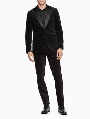 calvin klein slim fit tuxedo pants