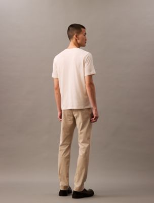 ck Calvin Klein Polyester Spandex Fitted Split Back Pants 2024, Buy ck  Calvin Klein Online