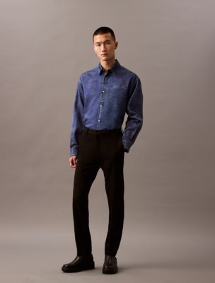 Stretch Twill Slim Fit Pants Calvin Klein