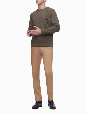 calvin klein casual stretch chino