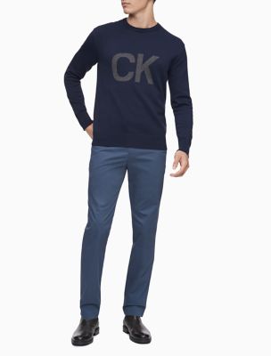 calvin klein casual stretch chino