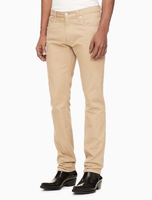 calvin klein cotton twill pants