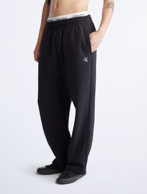 Archive Logo Fleece Pants, Black Beauty