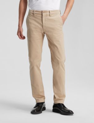 new $70 CALVIN KLEIN men's SLIM FIT Authentic FIVE POCKET PANT sz 34w 34l  beige