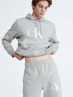 Calvin Klein Classic Monogram Logo Fleece Joggers deals Heroic Grey Men's Size Large