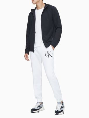 drawstring fleece joggers