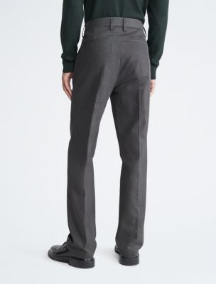 STRAIGHT LEG PANTS - Dark gray