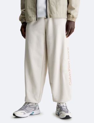 Calvin klein leg cheap logo jog pant