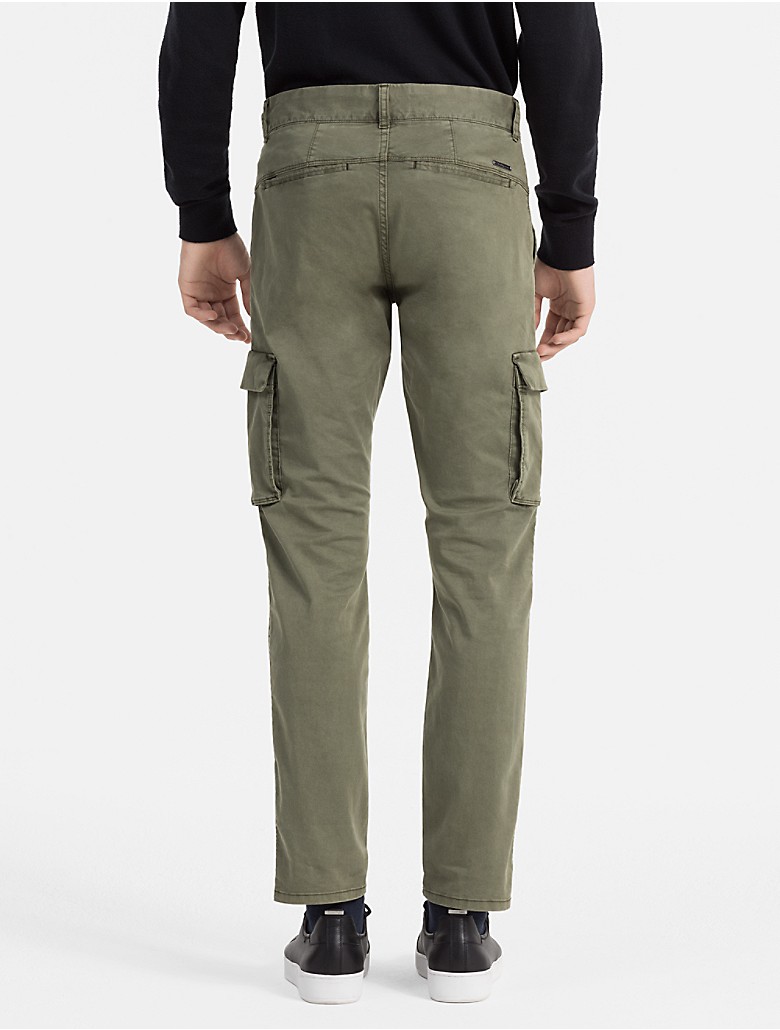 calvin klein mens slim fit cargo pants | eBay
