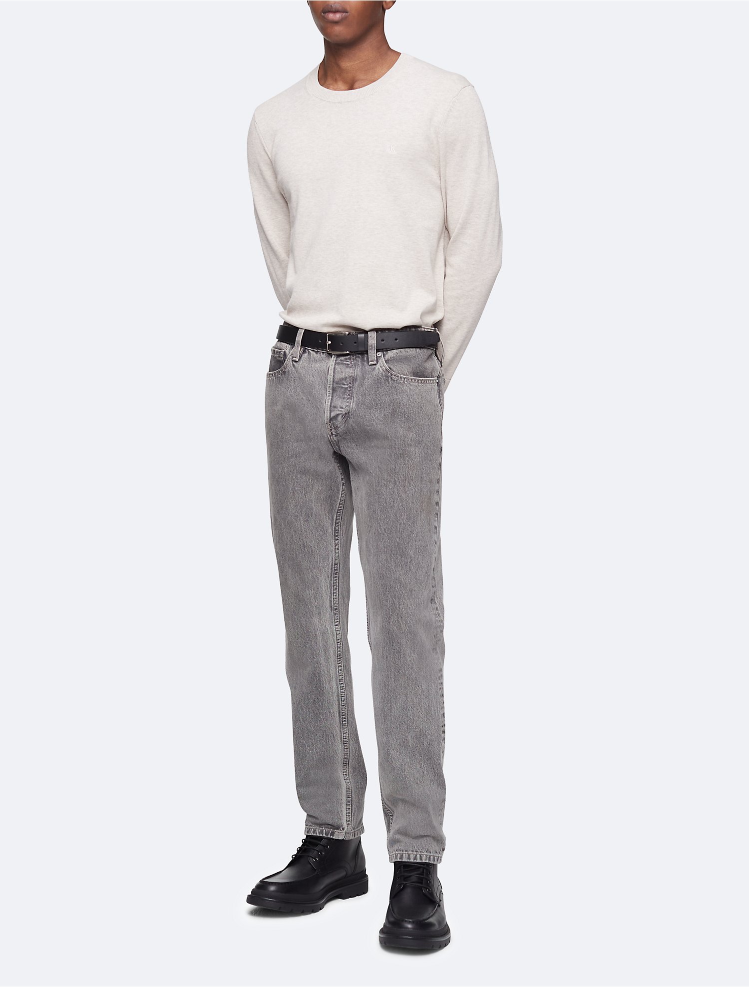 Kikker bouwen gemakkelijk Slim Straight Fit Palmer Grey Jeans | Calvin Klein® USA
