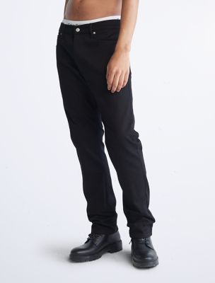 Slim Straight Fit Forever Black Jeans | Calvin Klein® USA