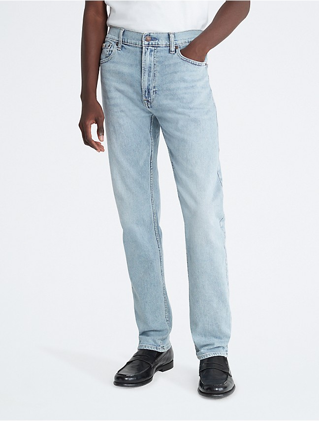 Slim Straight Fit Light Blue Jeans