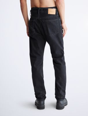 Slim Straight Fit Black Jeans | Calvin Klein® Canada