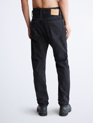 Slim Straight Fit Black Jeans