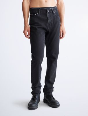 Slim Straight Fit Black Jeans | Calvin Klein