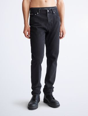 Buy Calvin Klein Jeans Slim Fit Black Jeans from Next France