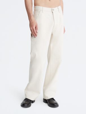 Wide Leg Carpenter Pants for Men