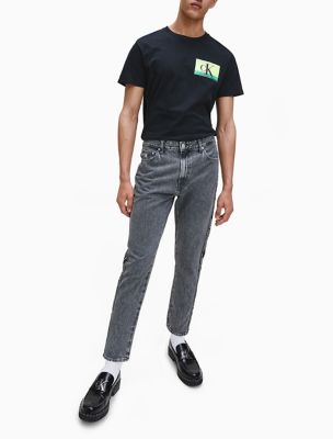 calvin klein men's relaxed straight fit denim jeans