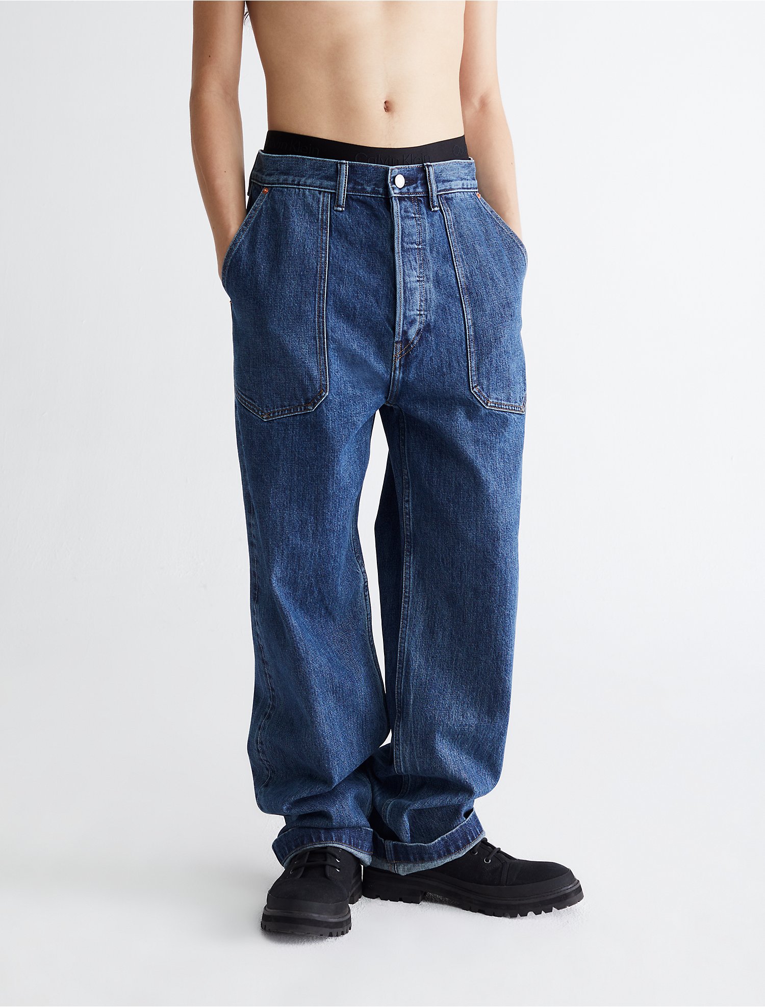 Standards Stone Indigo Deck Jeans | Calvin Klein® USA