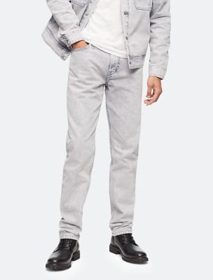 Calvin Klein Jeans Mens Grey Skinny Jeans