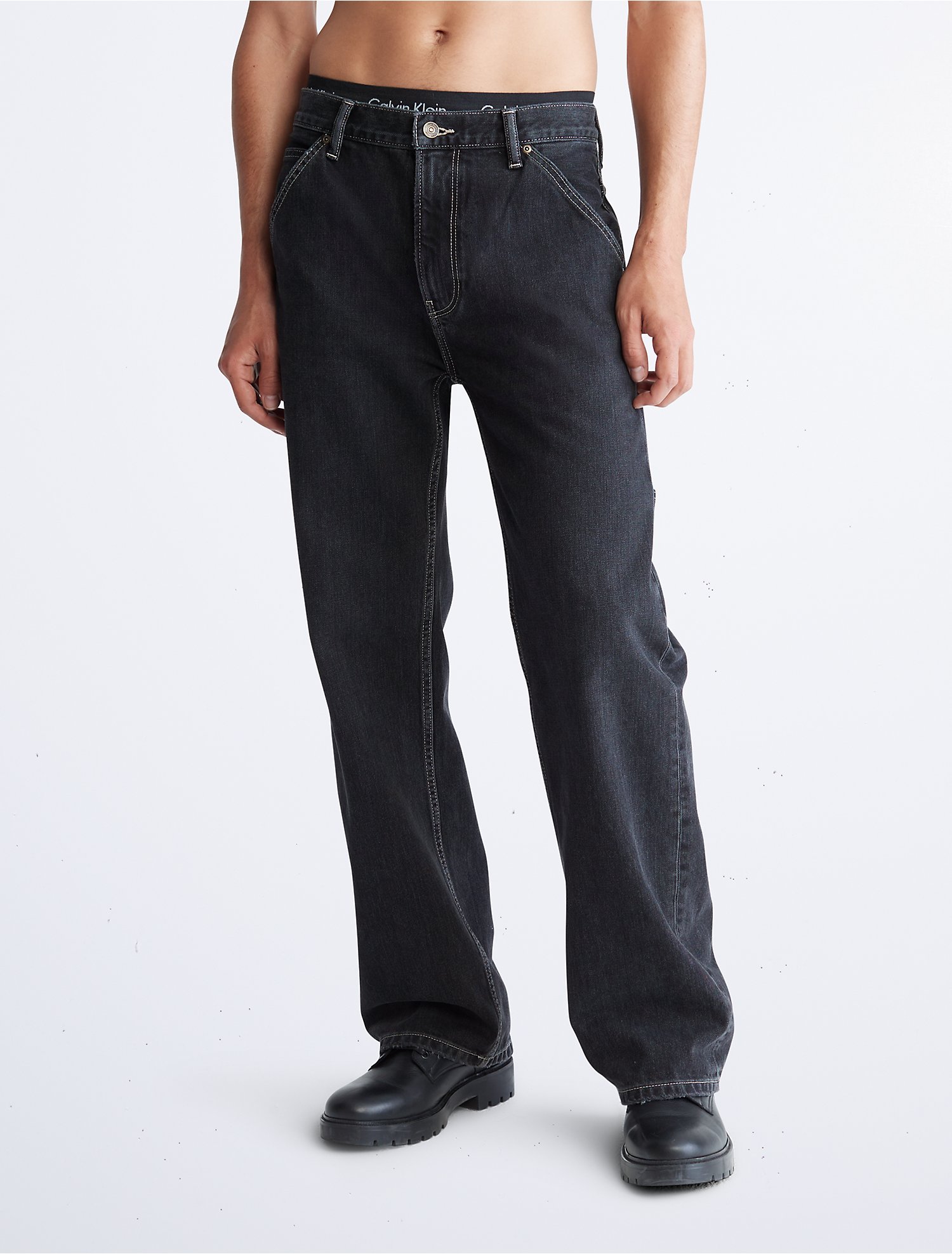 Uplift Wide Leg Carpenter Jeans | Calvin Klein® USA