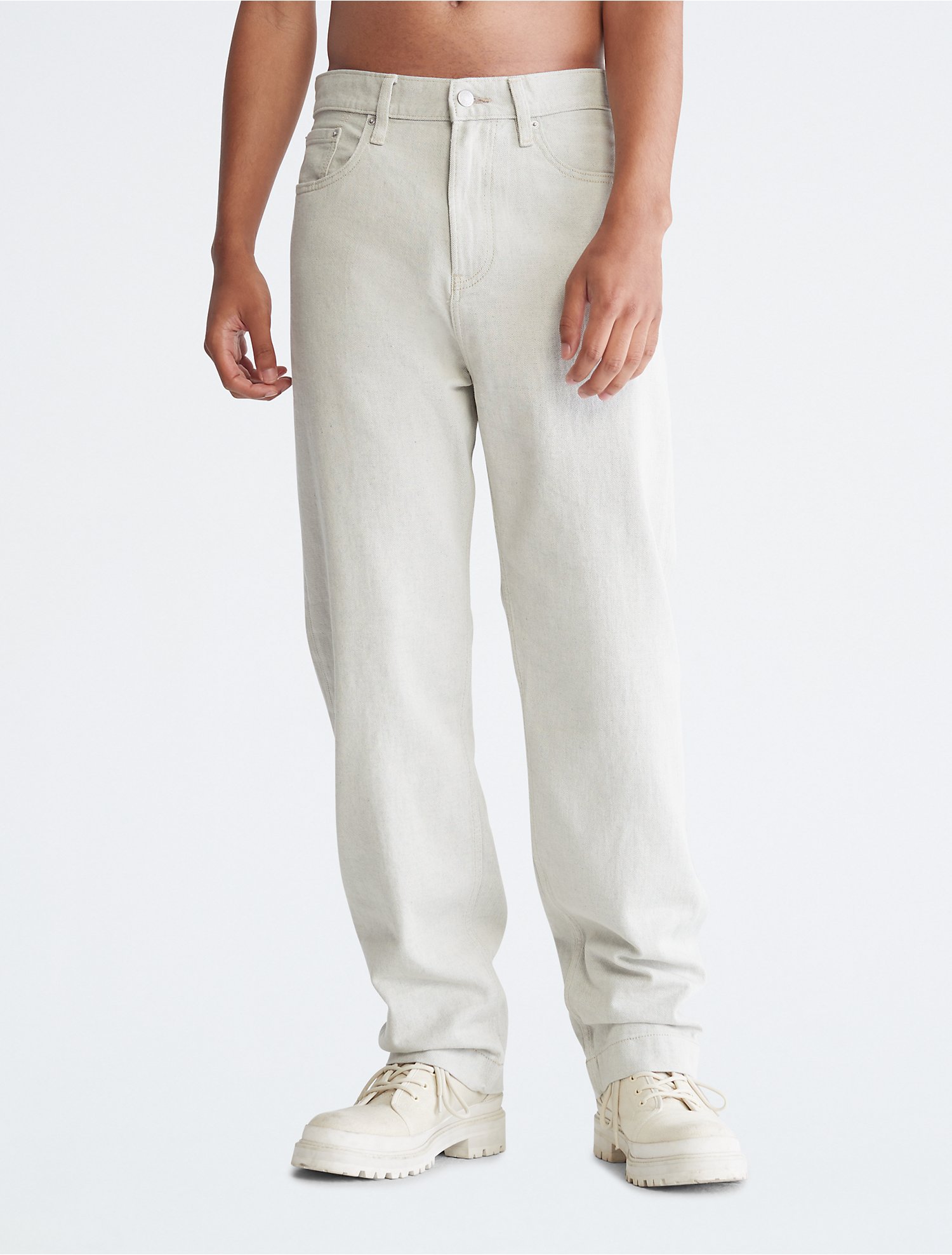 Reimagine Utility Natural Wide Jeans | Calvin Klein®