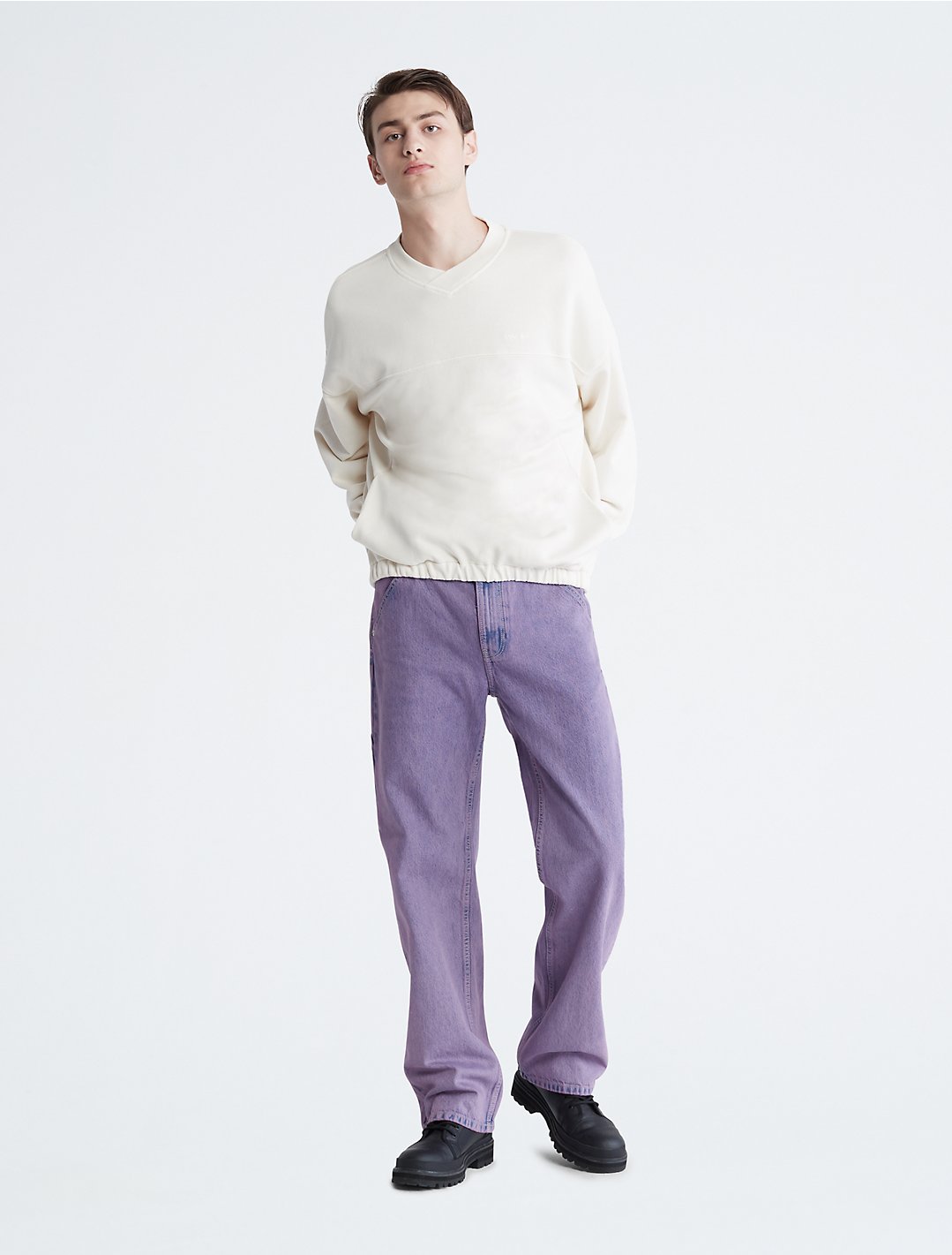Color Wide Leg Carpenter Jeans | Calvin Klein