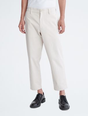 Chalk White Women's Brief Elastic Waist Wide Leg Cargo Pants