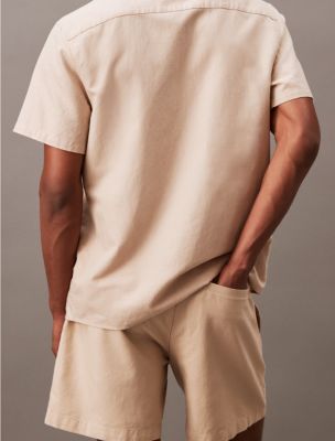 Calvin klein linen shorts clearance