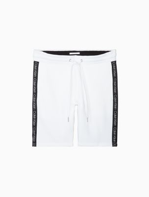 calvin klein taped drawstring swim shorts