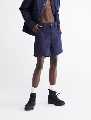 Standards Overdyed Deck Shorts, Navy Blazer