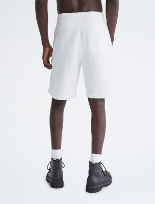 Archive Logo Fleece Shorts, Brilliant White