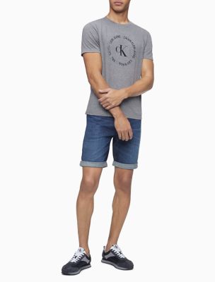 calvin klein jean shorts mens