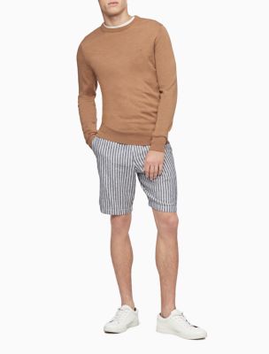 calvin klein linen shorts