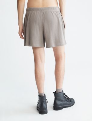 THE RANGE Waffle-knit cotton-blend shorts