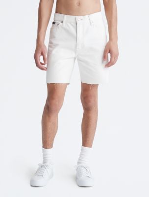 Calvin klein on sale shorts white