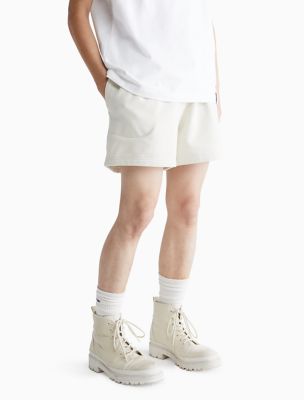 Standards Fleece Shorts, Bone White