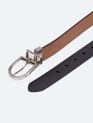 Reversible Round Buckle Belt