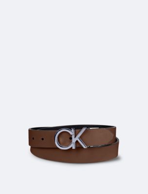 Monogram Logo Plaque Reversible Belt