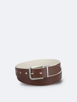 Calvin Klein Bevel Edge Reversible Belt Small